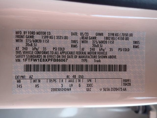 Used 2023 Ford F150 Lariat w/ Equipment Group 502A High AWD/4WD image 24