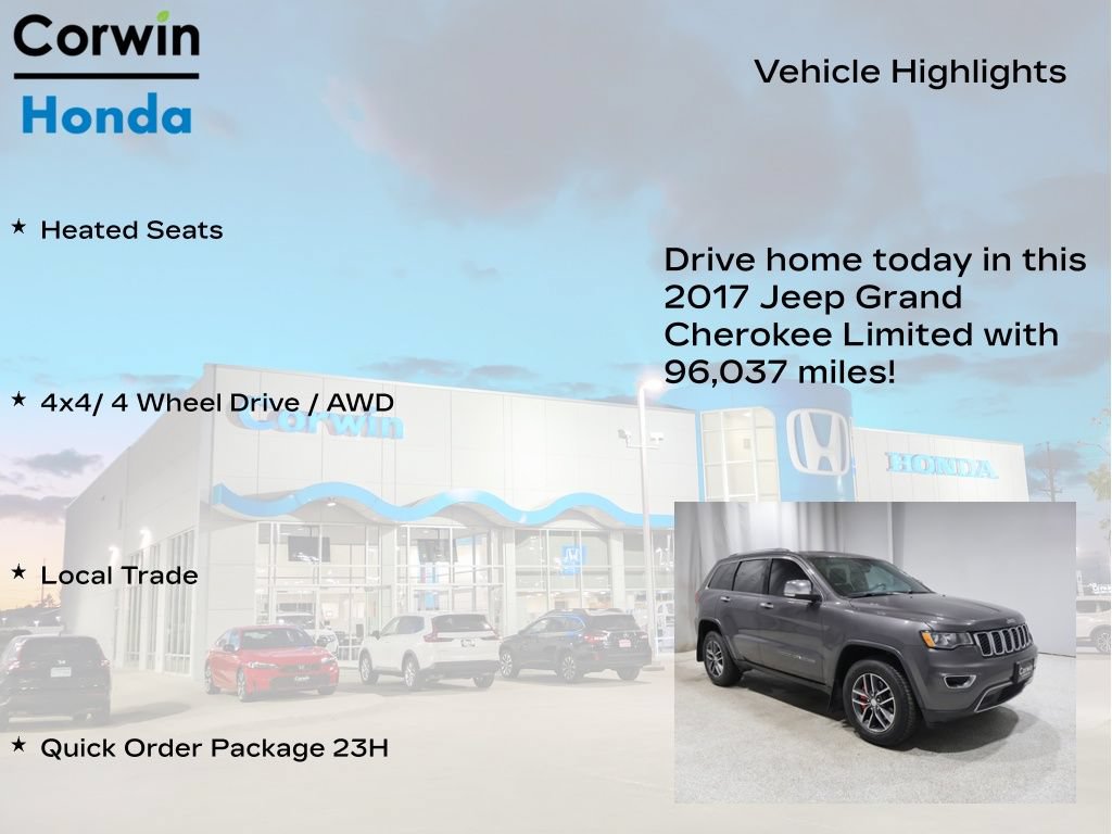 Used 2017 Jeep Grand Cherokee Limited AWD/4WD image 6
