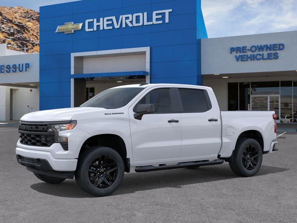 New 2026 Chevrolet Silverado 1500 Custom w/ Turbomax Blackout Package image 2