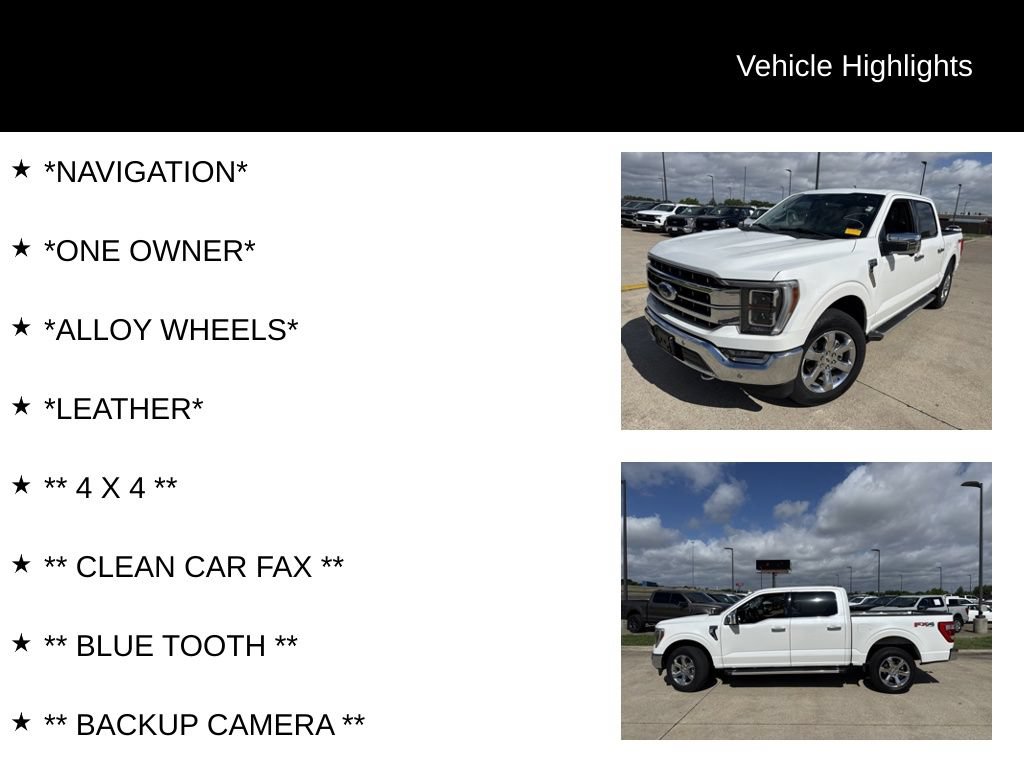 Used 2023 Ford F150 Lariat w/ Equipment Group 502A High AWD/4WD image 4