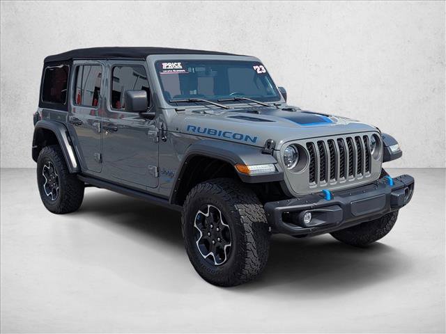 Used 2023 Jeep Wrangler Unlimited Rubicon 4xe w/ Steel Bumper Group AWD/4WD image 3
