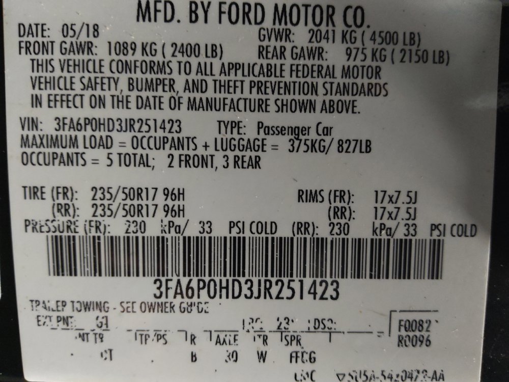 Used 2018 Ford Fusion SE w/ Fusion SE Technology Package FWD image 33