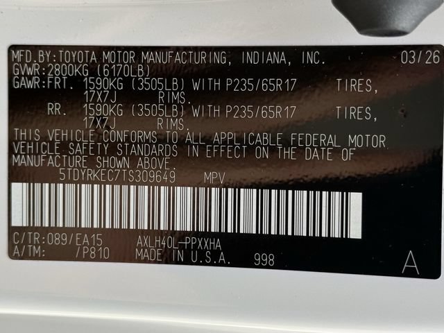 Used 2026 Toyota Sienna XLE FWD image 33