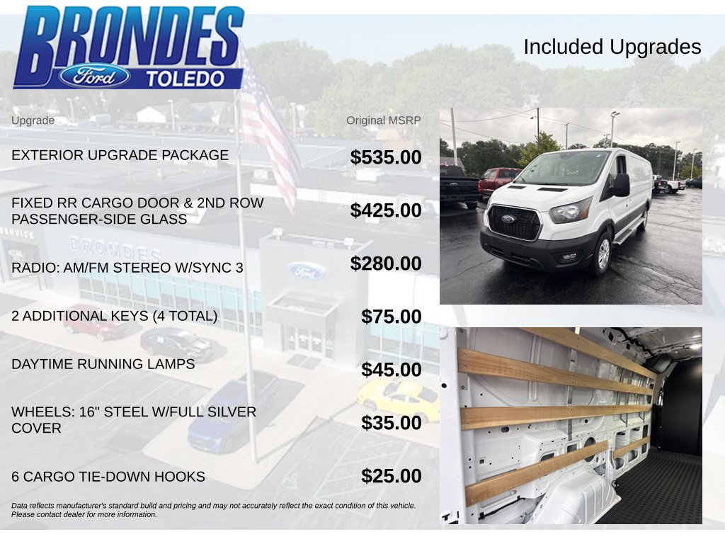 Used 2025 Ford Transit 250 Low Roof w/ Exterior Upgrade Package RWD image 6