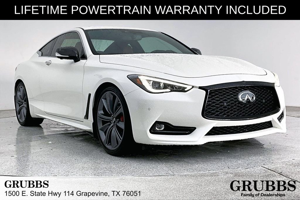 Certified 2022 INFINITI Q60 Red Sport 400 w/ Carbon Fiber Package