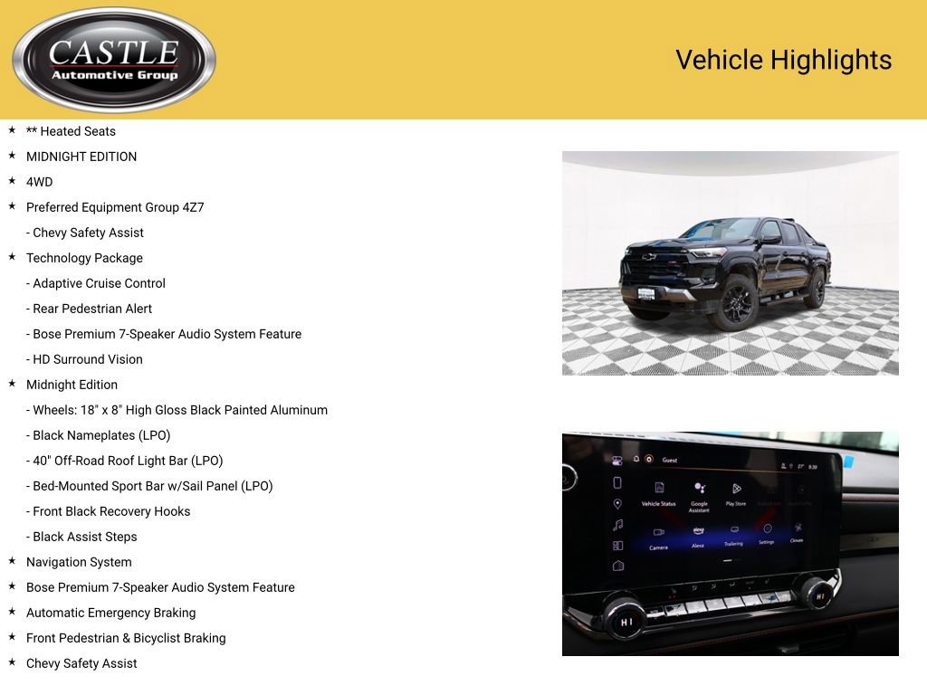 New 2025 Chevrolet Colorado Z71 w/ Midnight Edition image 4