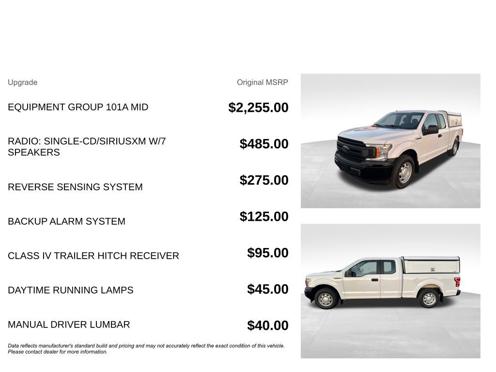 Used 2018 Ford F150 XL w/ Equipment Group 101A Mid image 5