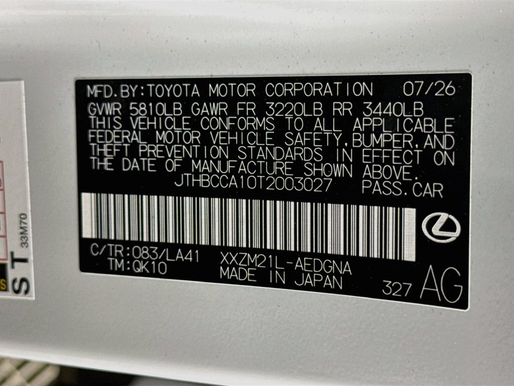 New 2026 Lexus ES 350e w/ Accessory Package (Z1) FWD image 24