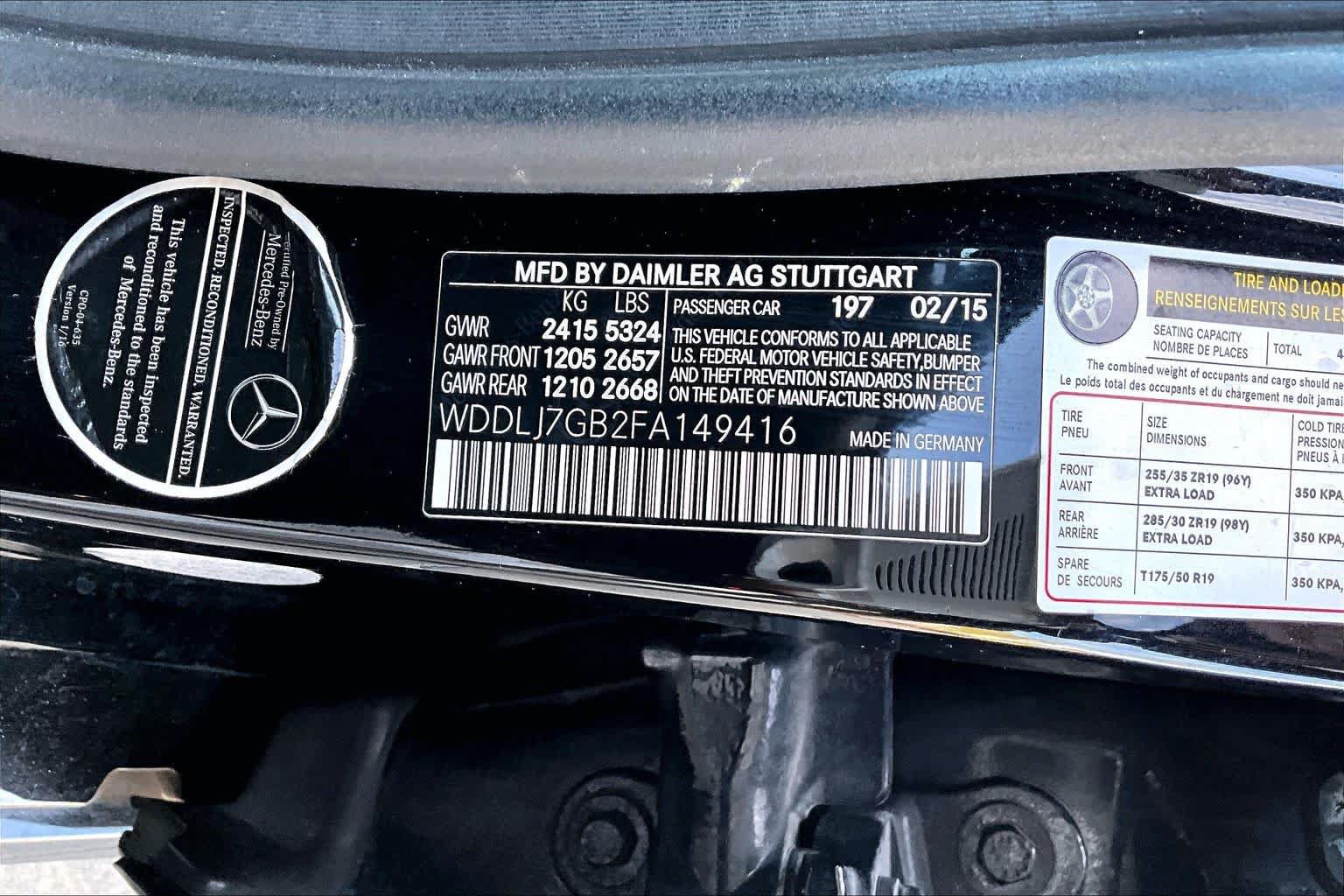 Used 2015 Mercedes-Benz CLS 63 AMG S-Model image 36
