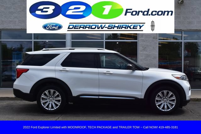 Used 2022 Ford Explorer Limited w/ Limited Technology Package AWD/4WD image 3