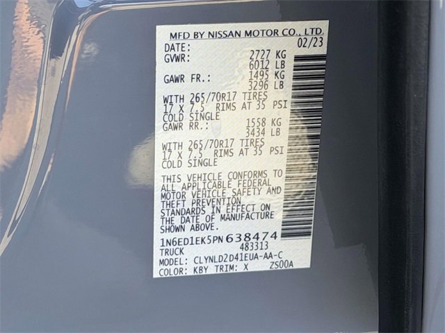 Used 2023 Nissan Frontier PRO-4X w/ Technology Package image 25