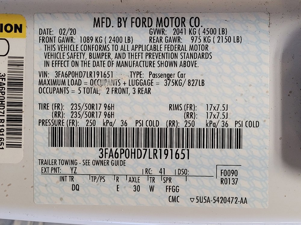 Used 2020 Ford Fusion SE FWD image 33