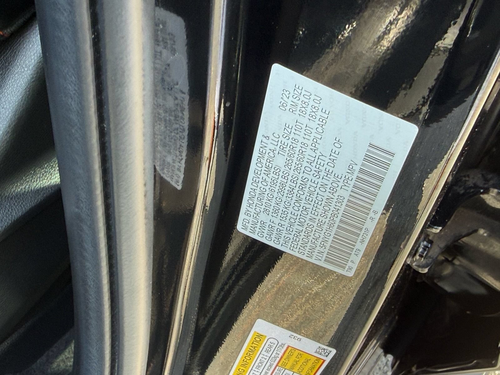 Certified 2023 Honda Pilot TrailSport image 37