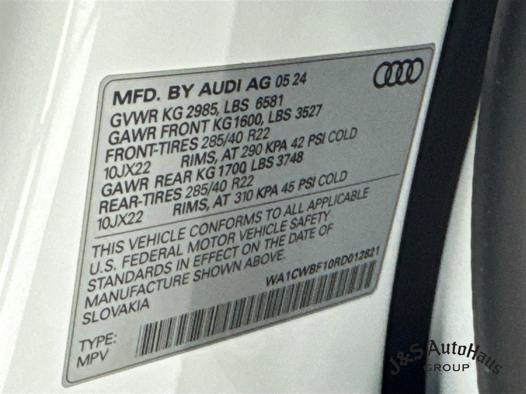 Used 2024 Audi SQ8 Prestige w/ Prestige Package AWD/4WD image 41
