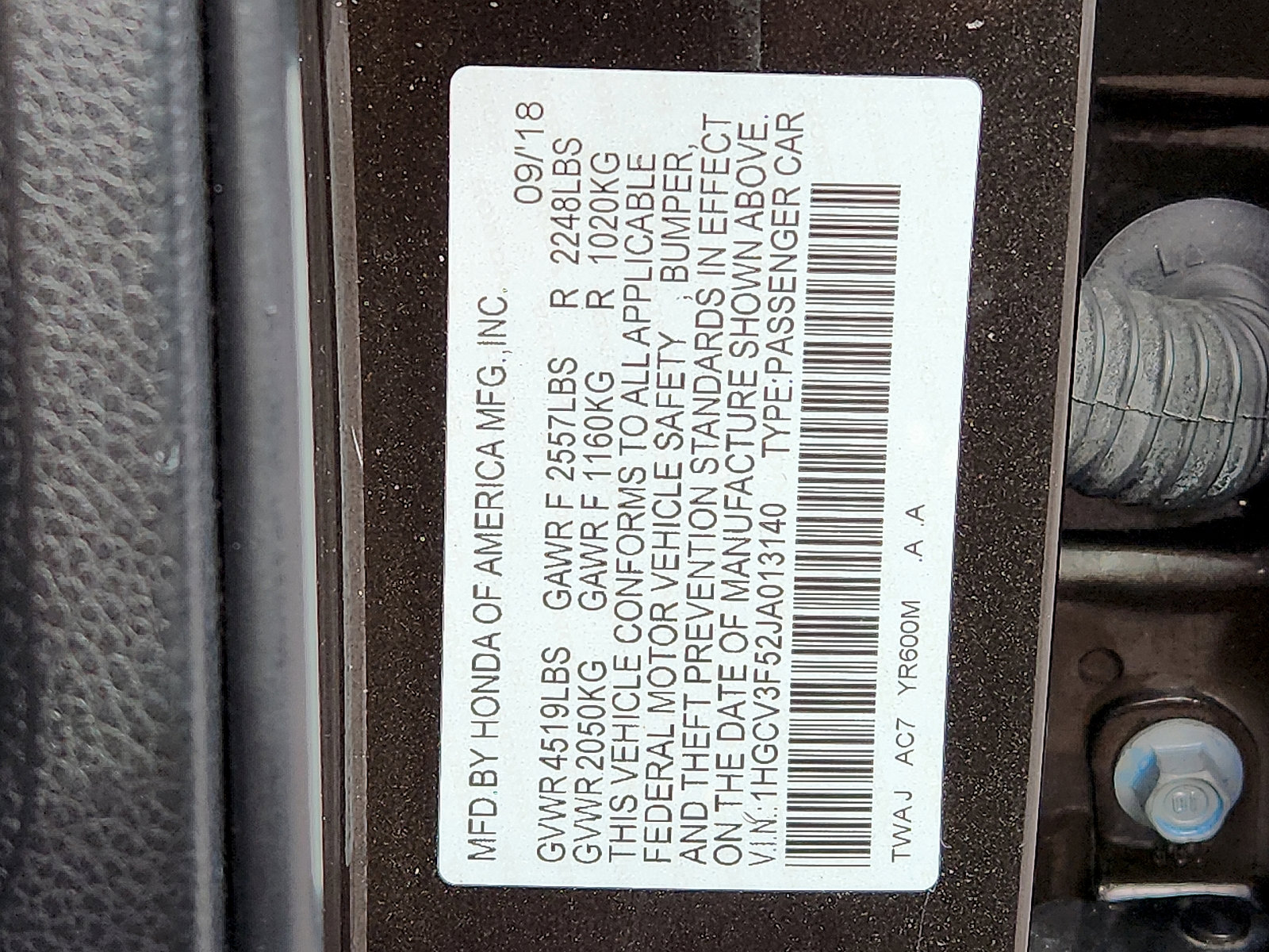 Used 2018 Honda Accord EX-L image 29