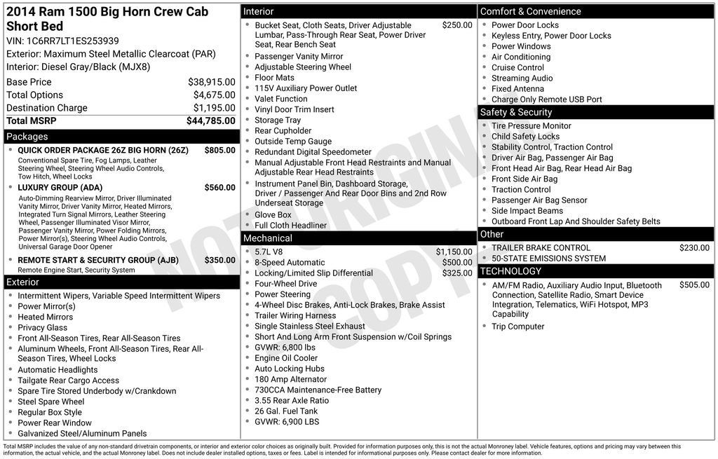 Used 2014 RAM 1500 Big Horn image 31