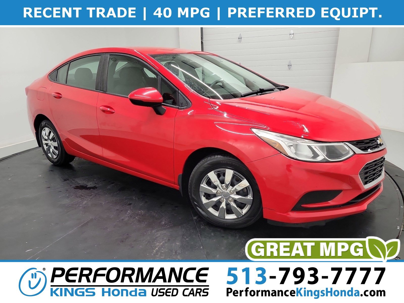 Used 2018 Chevrolet Cruze LS