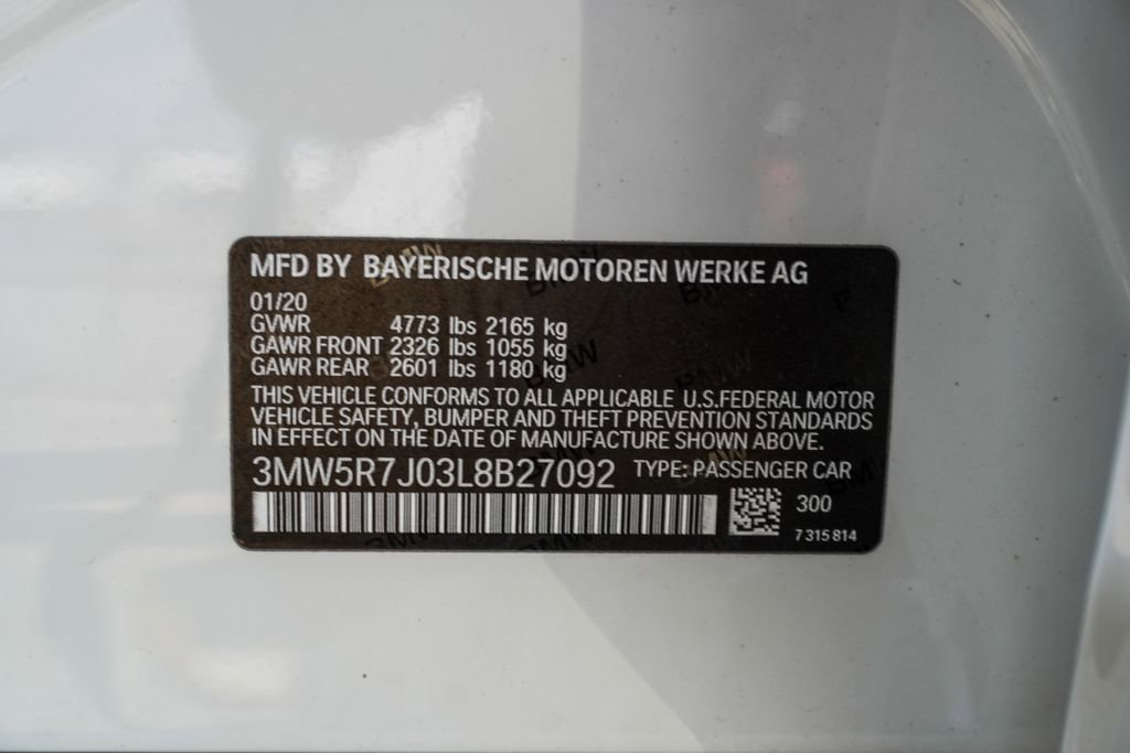 Used 2020 BMW 330i xDrive Sedan w/ Driving Assistance Package AWD/4WD image 40
