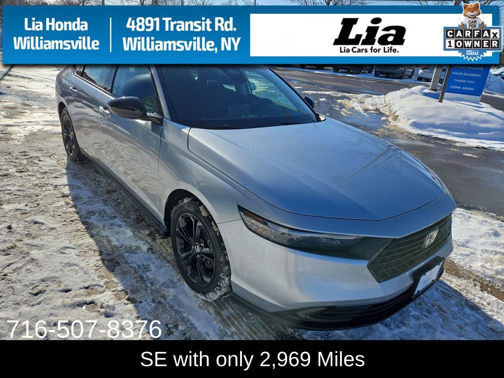 Certified 2025 Honda Accord SE