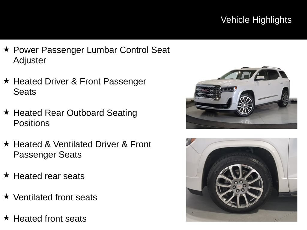 Used 2023 GMC Acadia Denali w/ Denali Technology Package AWD/4WD image 32