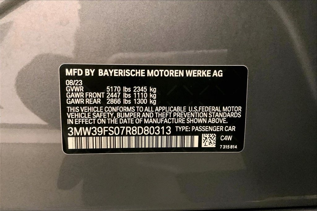 Certified 2024 BMW 330e xDrive w/ Premium Package AWD/4WD image 32