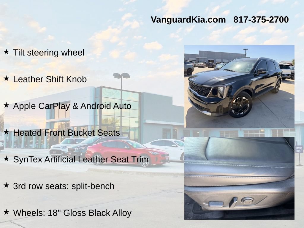 Certified 2025 Kia Sorento S w/ Panoramic Sunroof Package FWD image 18