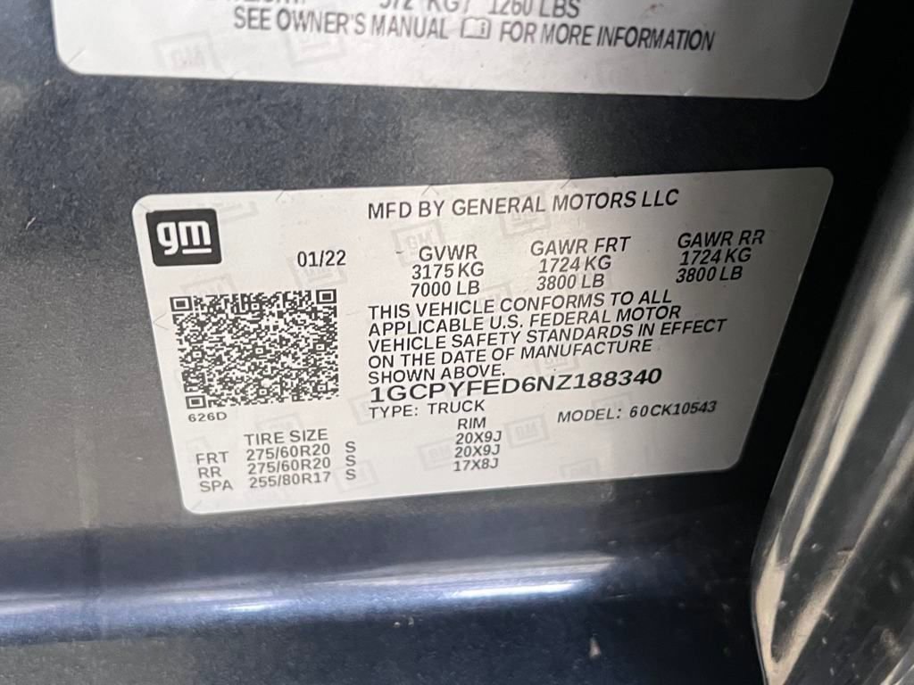 Used 2022 Chevrolet Silverado 1500 LT Trail Boss w/ Bed Protection Package image 62