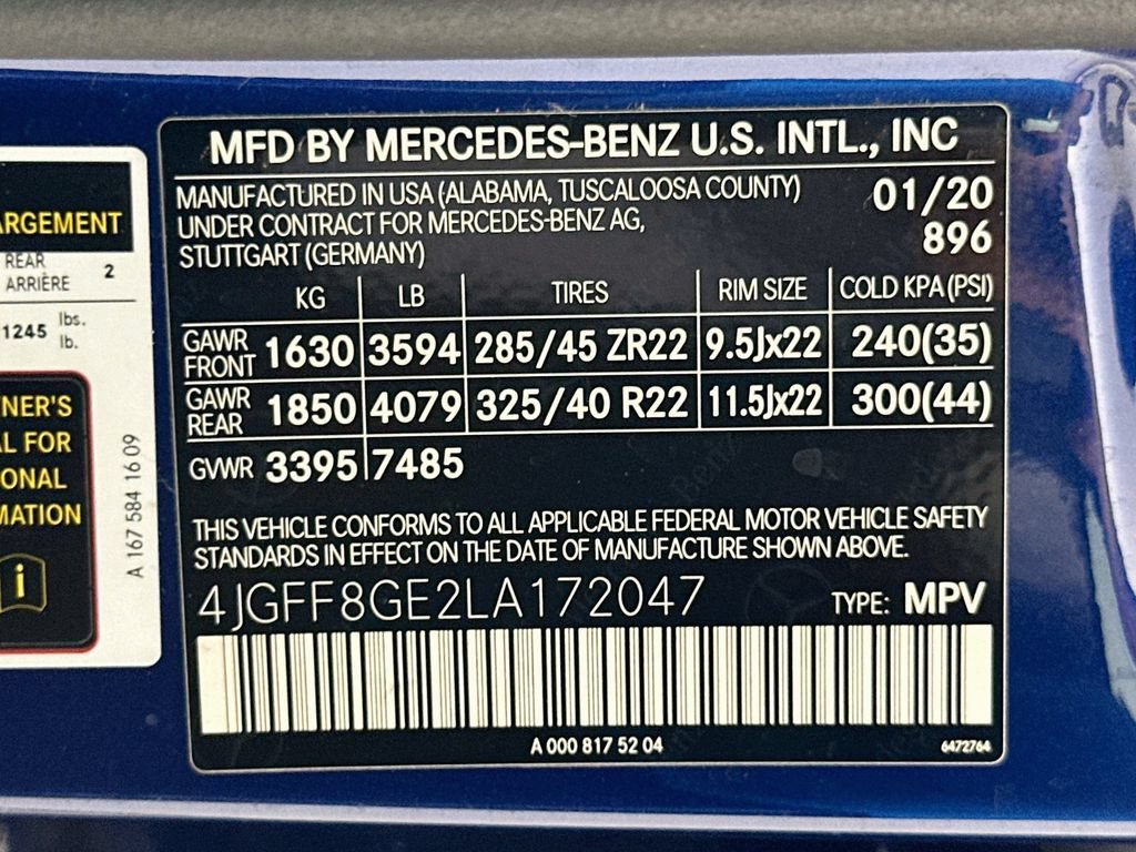 Used 2020 Mercedes-Benz GLS 580 4MATIC image 34