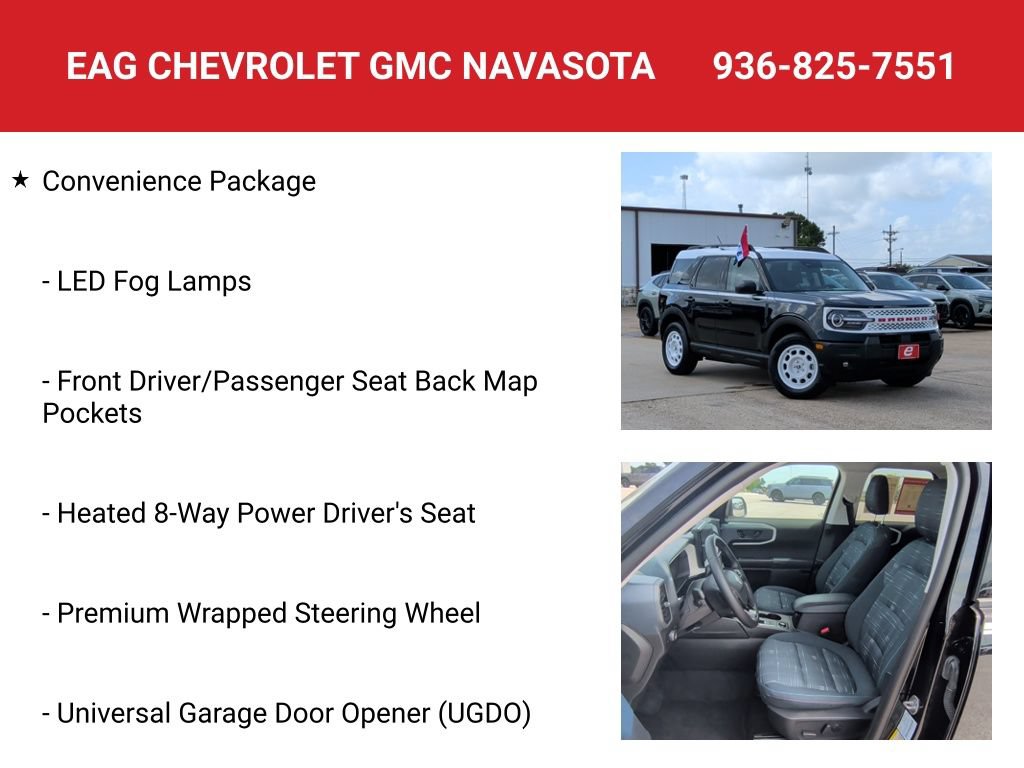 Used 2025 Ford Bronco Sport Heritage w/ Convenience Package AWD/4WD image 8