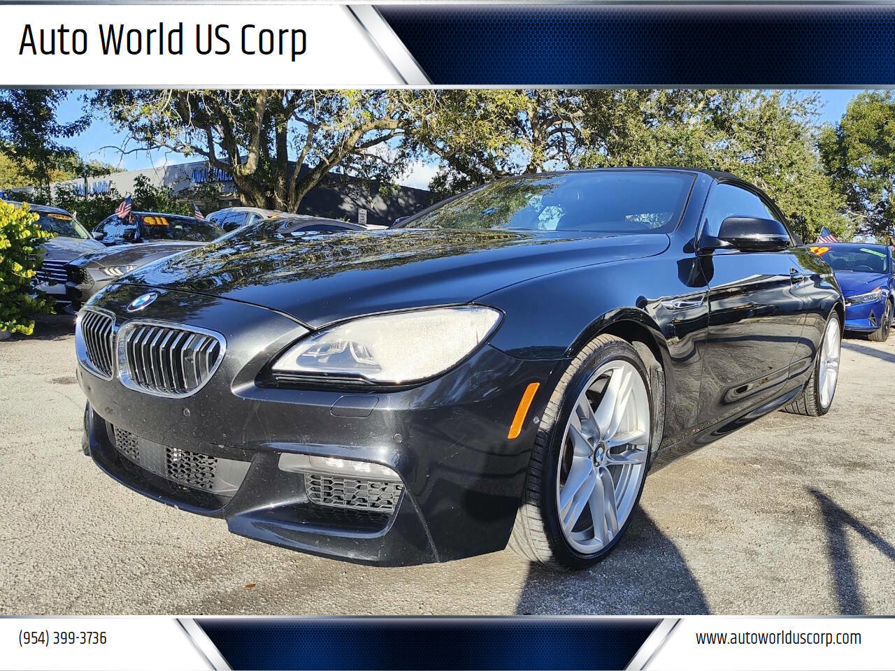 Used 2016 BMW 650i xDrive Convertible AWD/4WD image 1