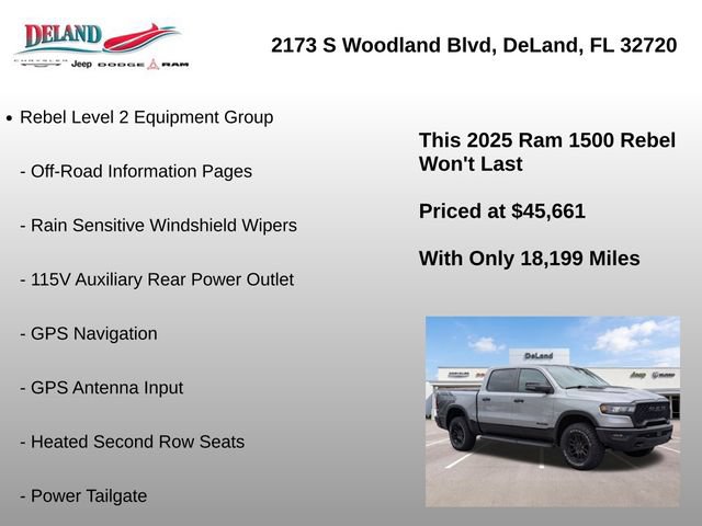 Used 2025 RAM 1500 Rebel w/ Rebel Level 2 Equipment Group AWD/4WD image 12
