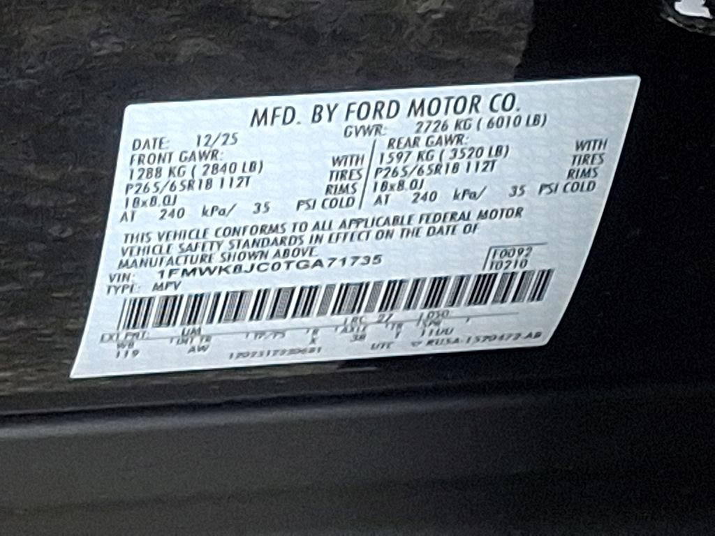 New 2026 Ford Explorer Tremor w/ Tremor Ultimate Package AWD/4WD image 11