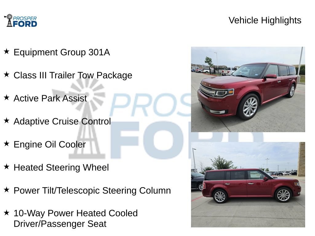 Used 2019 Ford Flex Limited w/ Equipment Group 301A FWD image 5