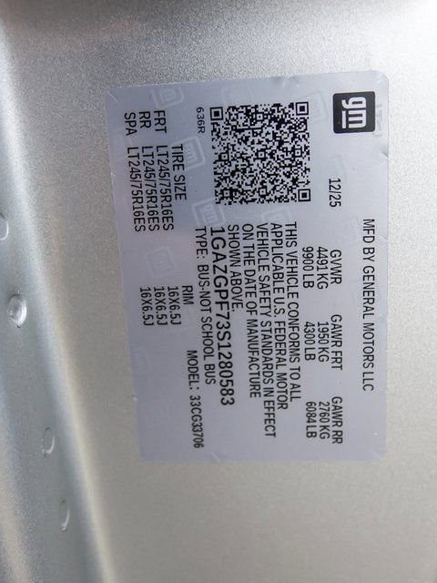 New 2025 Chevrolet Express 3500 LT w/ LT Preferred Equipment Group image 21