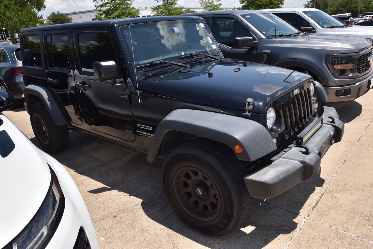 Used 2017 Jeep Wrangler Unlimited Sport w/ Quick Order Package 24S AWD/4WD image 5