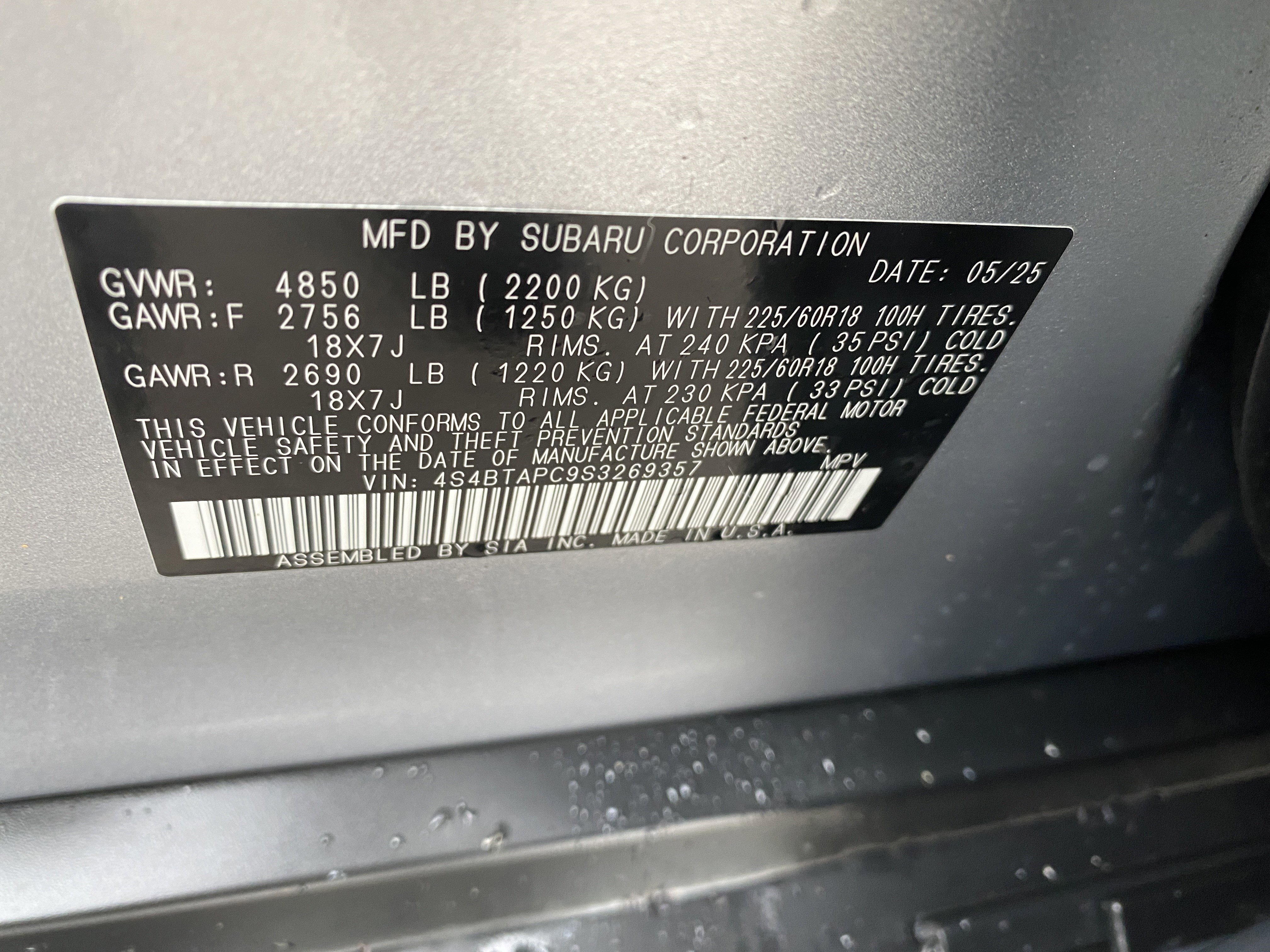 Used 2025 Subaru Outback Touring image 26