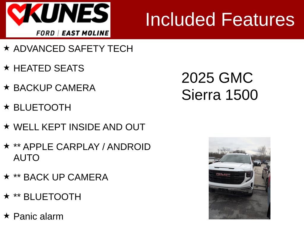 Used 2025 GMC Sierra 1500 Pro w/ Pro Value Package image 2