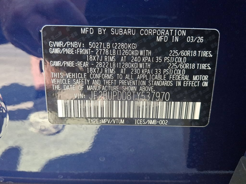 New 2026 Subaru Outback Limited w/ Premium/Limited Package 2 AWD/4WD image 18