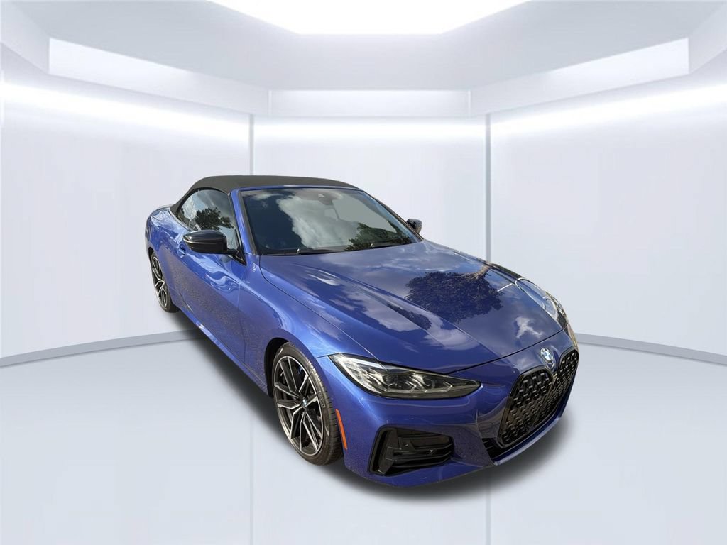Used 2021 BMW 430i Convertible w/ M Sport Package RWD image 2