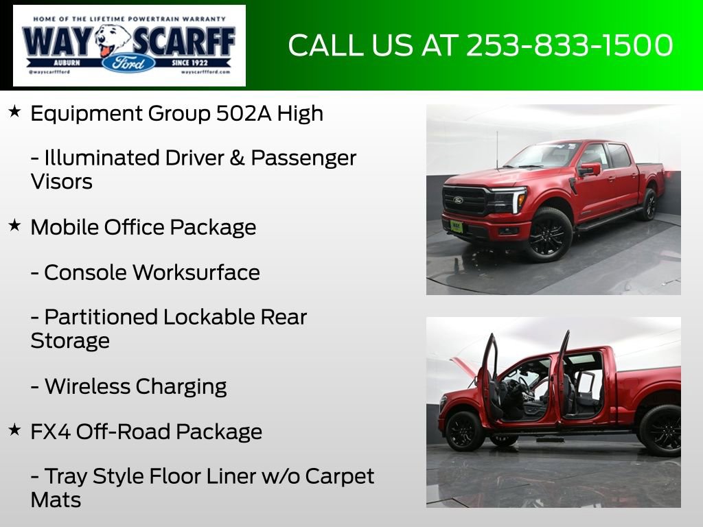 New 2025 Ford F150 Lariat w/ Equipment Group 502A High image 12