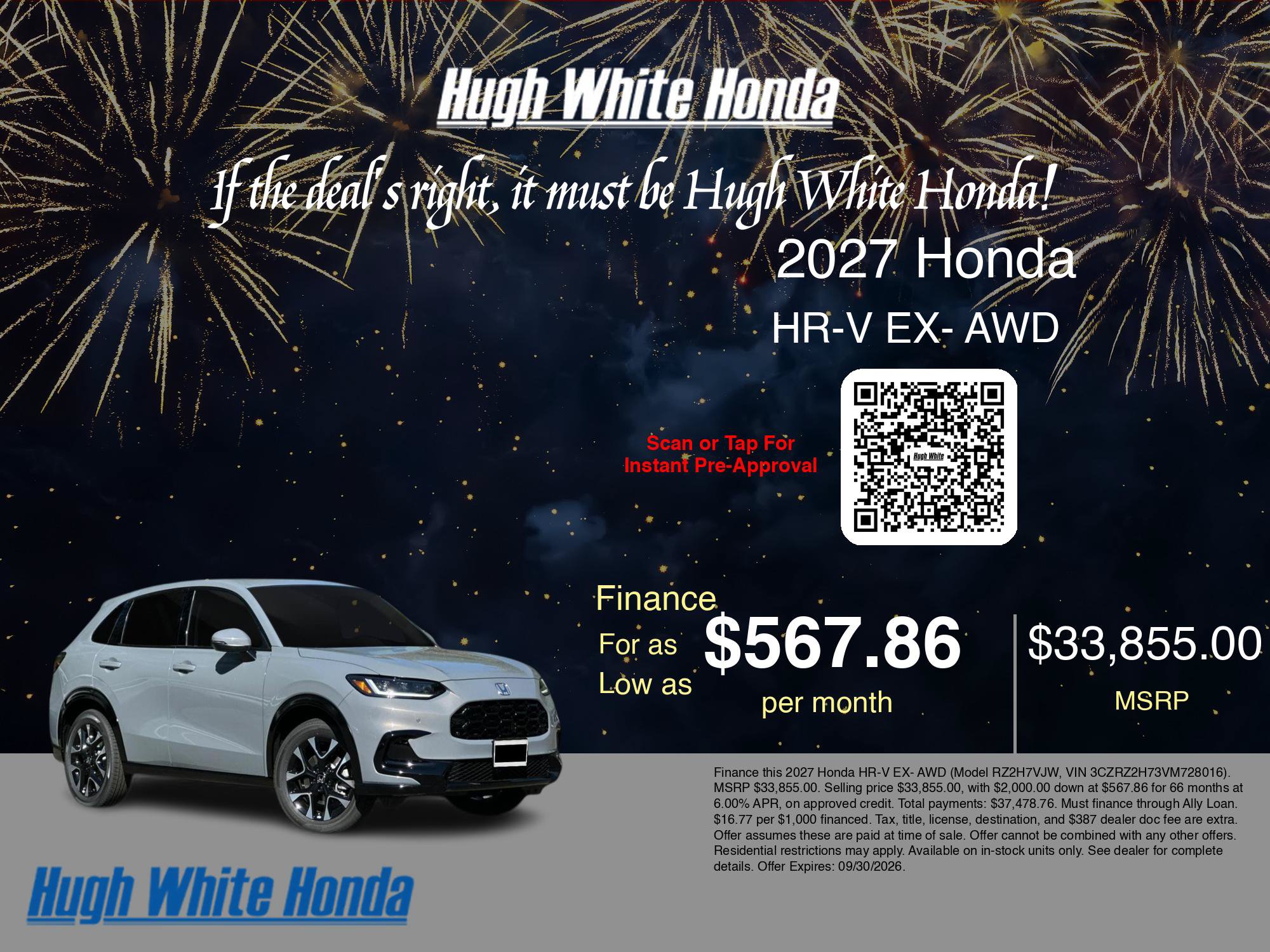 New 2027 Honda HR-V EX-L image 33