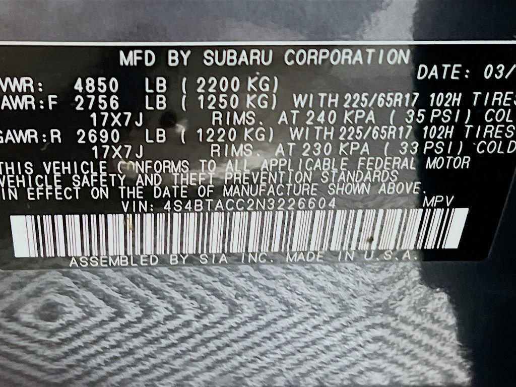 Used 2022 Subaru Outback Premium image 27