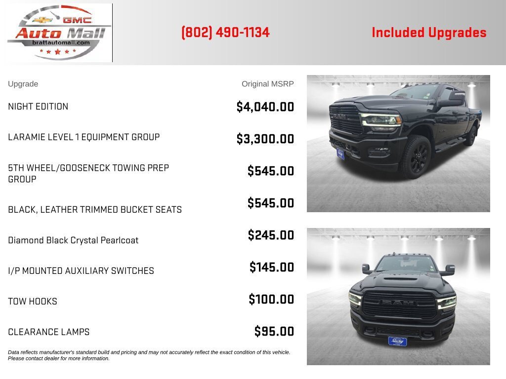 Used 2023 RAM 2500 Laramie w/ Night Edition AWD/4WD image 4