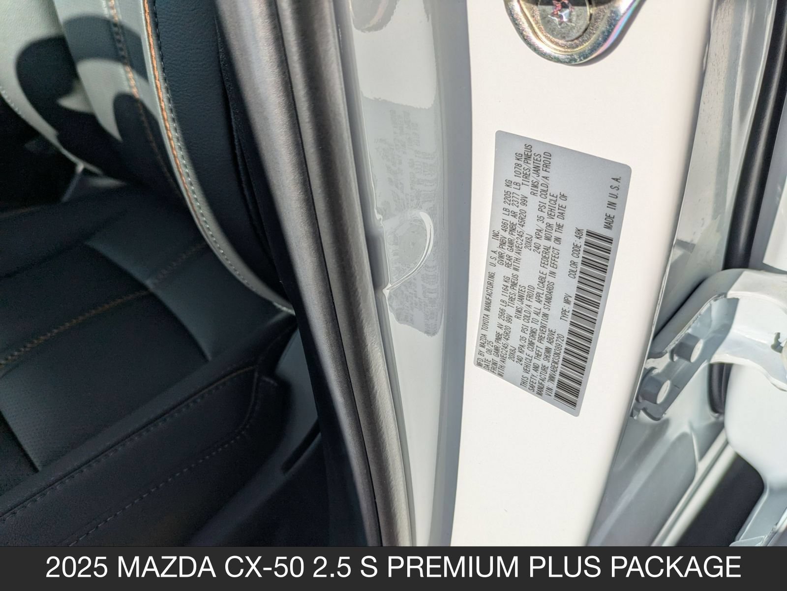 New 2025 MAZDA CX-50 AWD 2.5 S w/ Weather Package image 40
