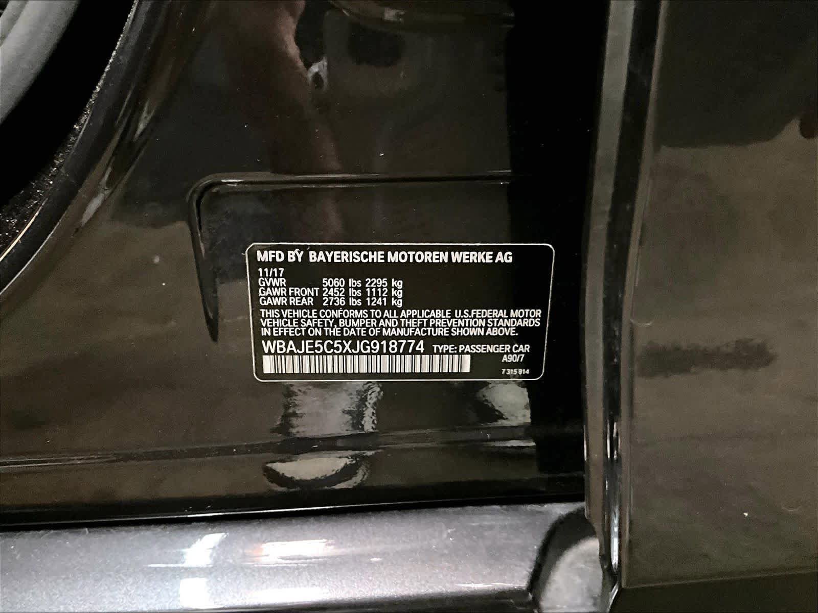 Used 2018 BMW 540i RWD image 32