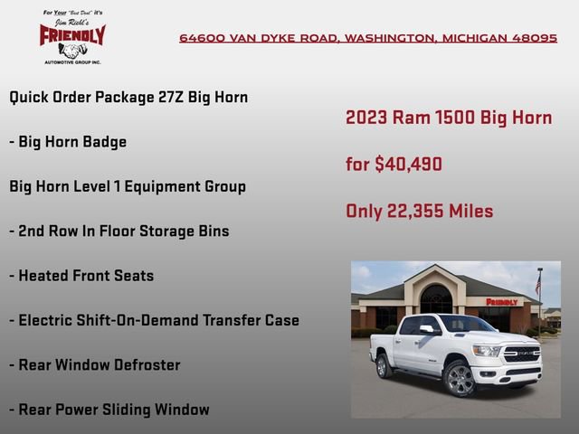 Used 2023 RAM 1500 Big Horn AWD/4WD image 5