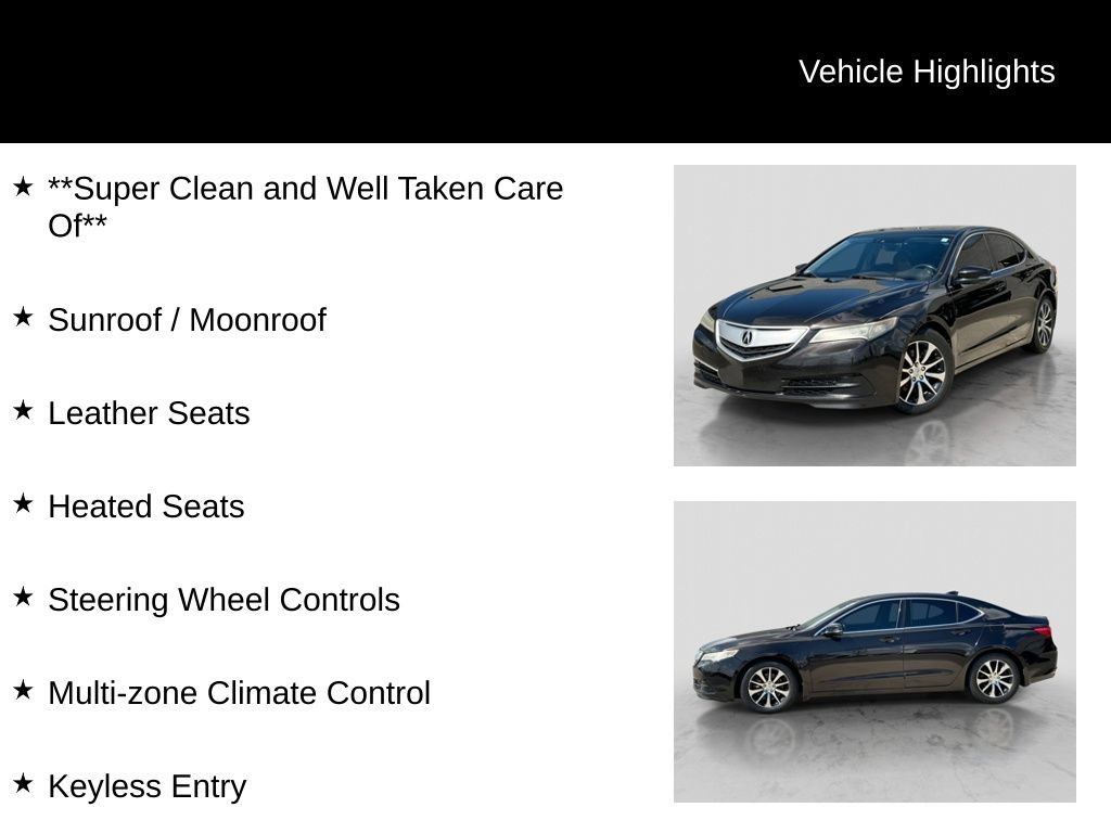 Used 2015 Acura TLX w/ Technology Package FWD image 5