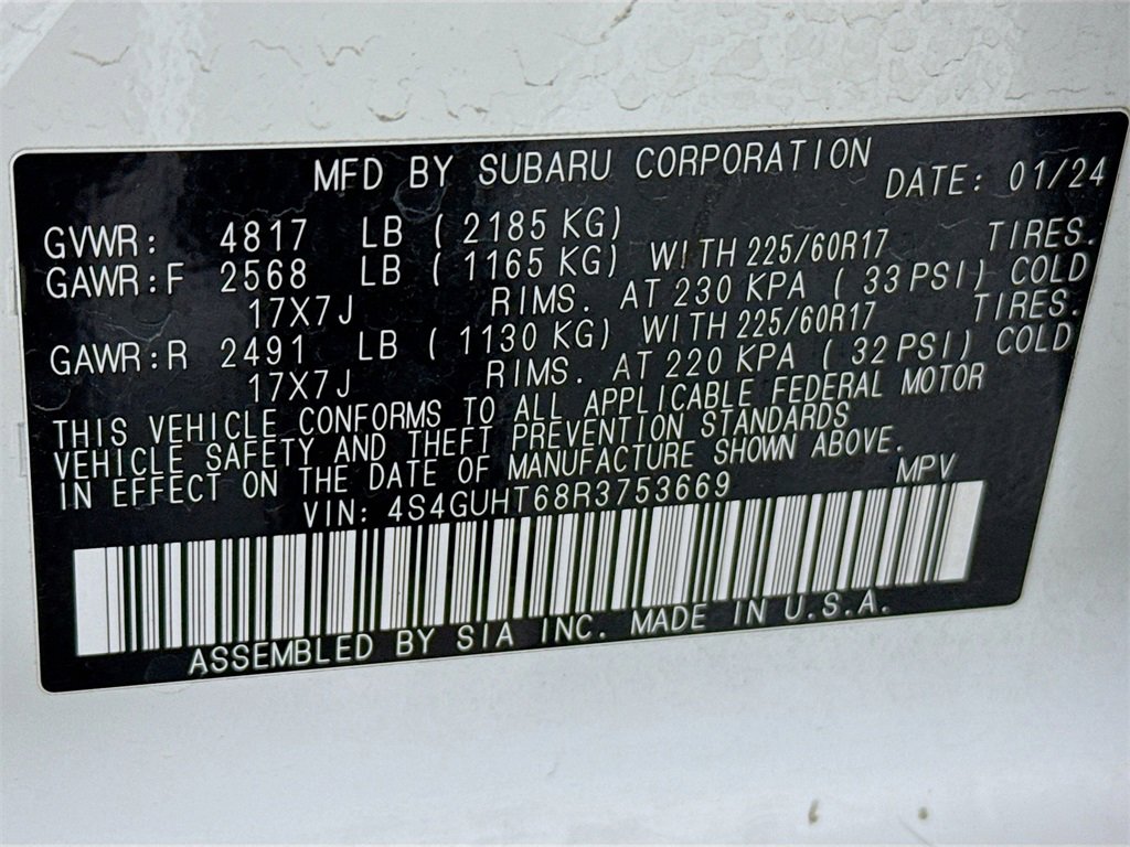 Used 2024 Subaru Crosstrek 2.5i Wilderness w/ Crosstrek Mirror Package image 29