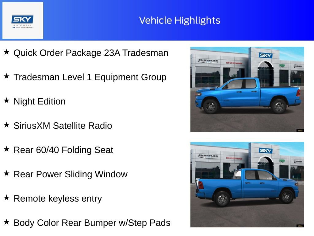 New 2025 RAM 1500 Tradesman w/ Night Edition image 11