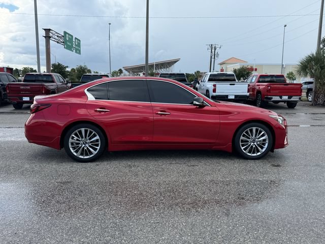 Used 2021 INFINITI Q50 Luxe w/ Cargo Package RWD image 3